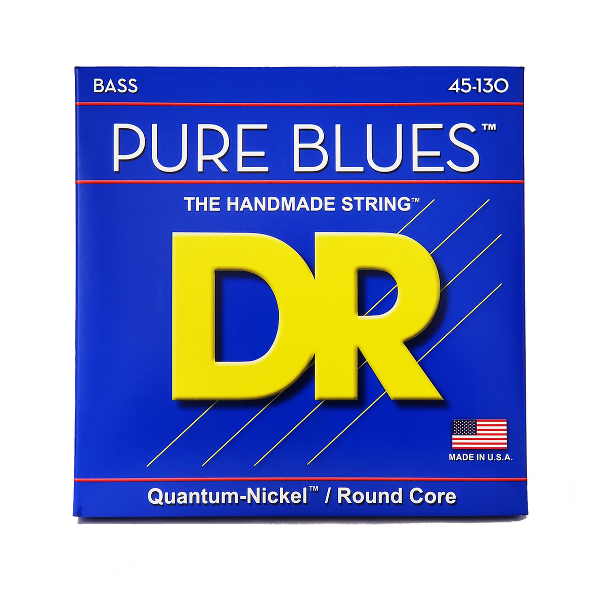 DR PURE BLUES PB5-130 Quantum Nickel Bass Guitar Strings: 5-String Medium to Heavy 45-130