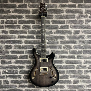 PRS Paul Reed Smith SE Hollowbody II Electric Guitar Charcoal Burst - PREOWNED