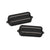 Seymour Duncan Black Winter Rails 7-String Guitar Pickup Set - Bridge & Neck