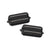 Seymour Duncan Black Winter Rails Guitar Pickup Set - Bridge & Neck
