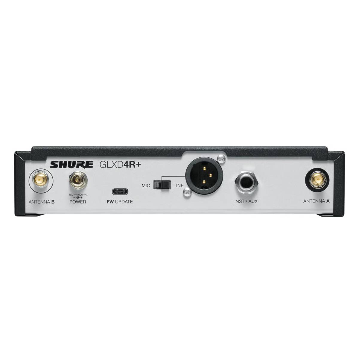 Shure GLX-D14+ Wireless Digital Rack System w/ WL185 Lapel/Lavlaier Microphone