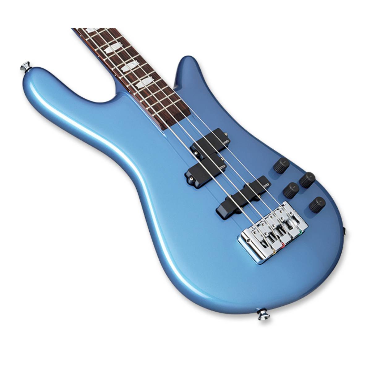 Spector Euro 4 Classic Bass Guitar Solid Metallic Blue Gloss w/ EMGs - EURO4CLMBL