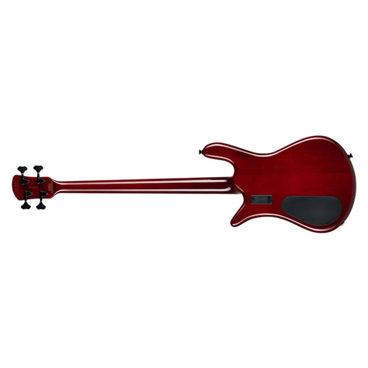 Spector Euro 4 CST Bass Guitar Natural Red Burst Gloss w/ EMGs - EURO4CSTRED
