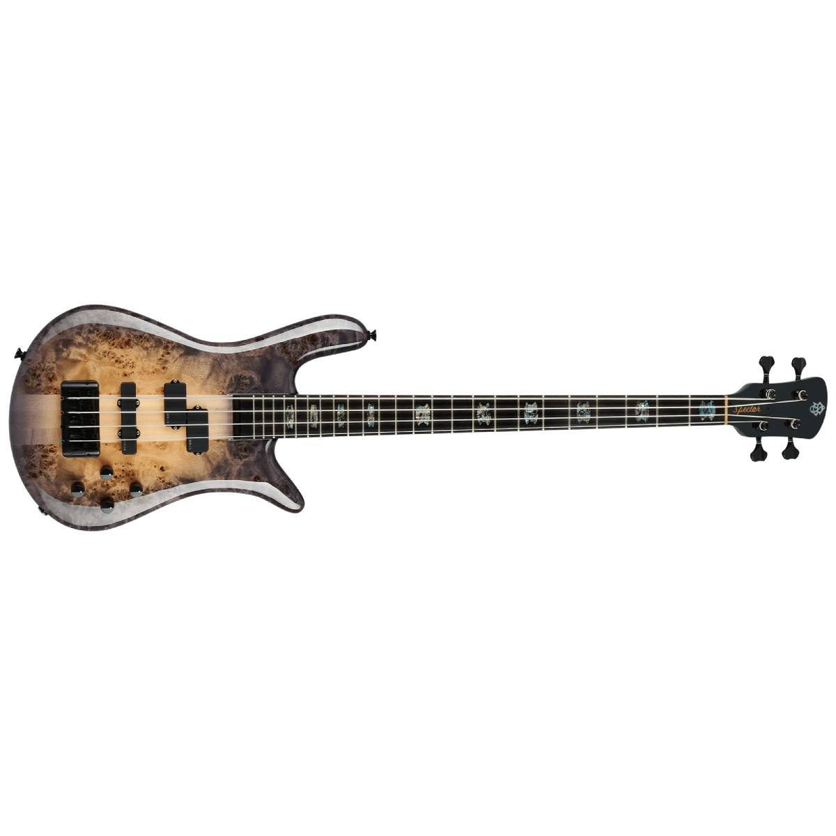 Spector Euro 4 CST Bass Guitar Natural Violet Burst Gloss w/ EMGs - EURO4CSTVLT