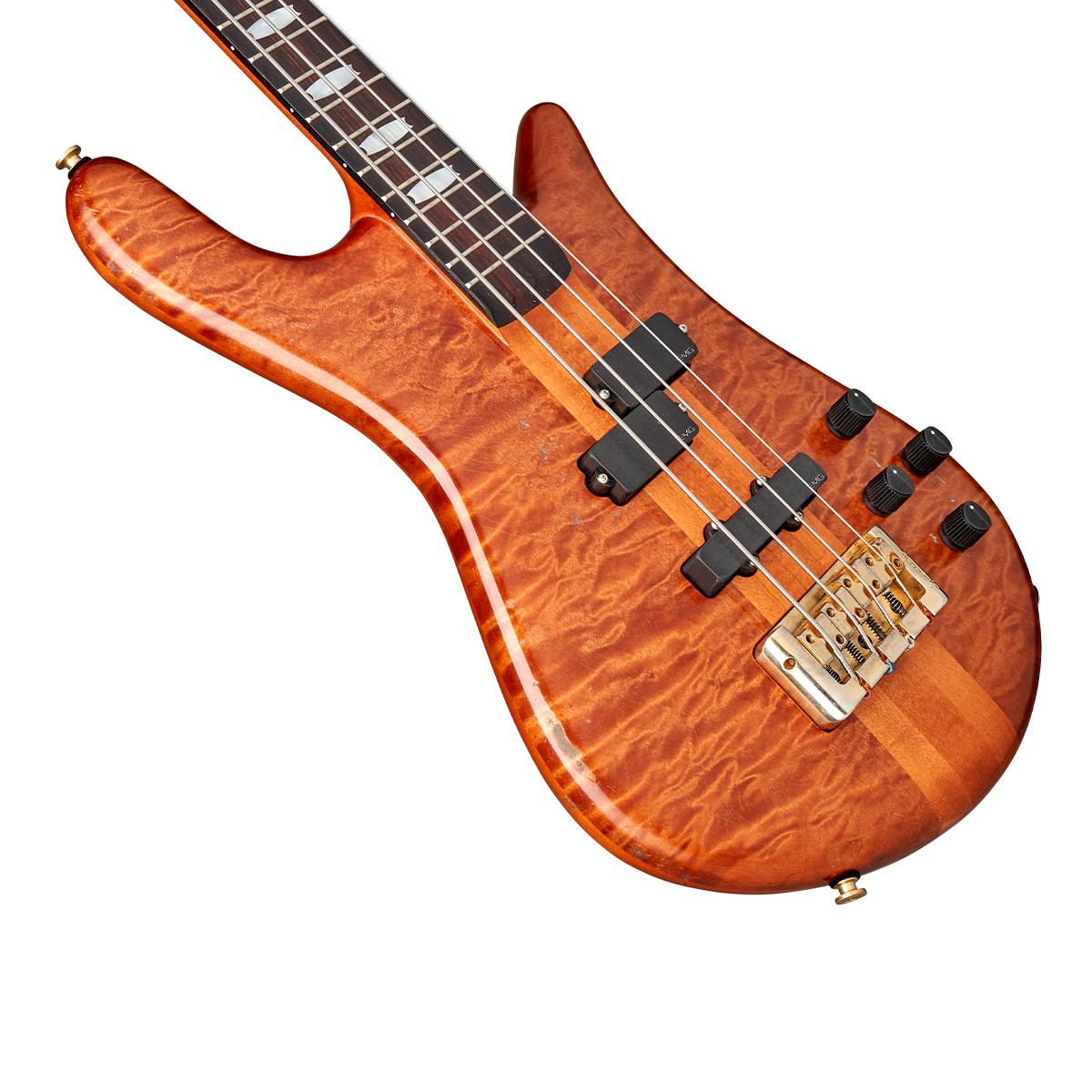 Spector Euro 4 LX Doug Wimbish Signature Bass Guitar Aged Amber Finish w/ EMGs - EURO4DWAMREL