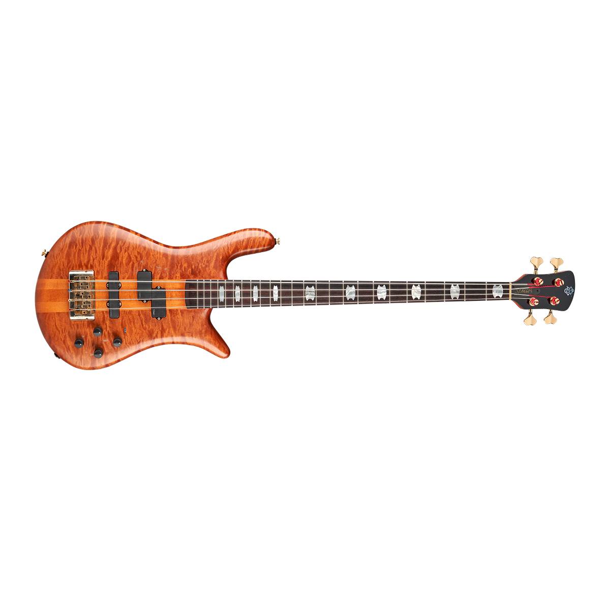 Spector Euro 4 LX Doug Wimbish Signature Bass Guitar Aged Amber Finish w/ EMGs - EURO4DWAMREL