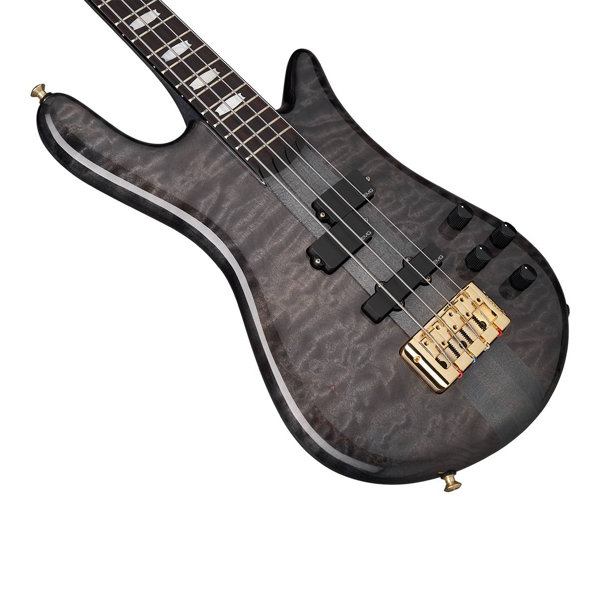 Spector Euro 4 LX Doug Wimbish Signature Bass Guitar Black Stain Gloss w/ EMGs - EURO4DWBKS