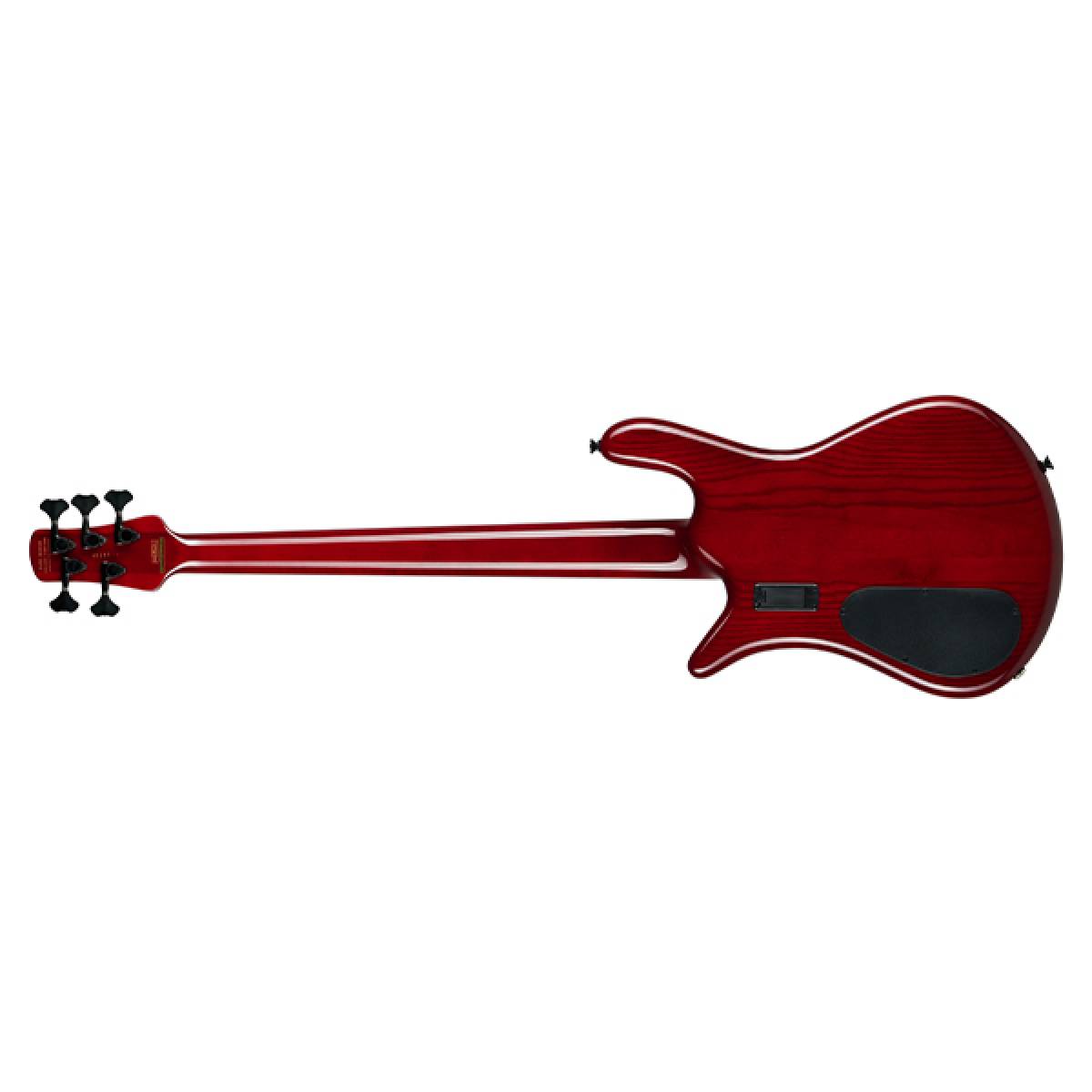 Spector Euro 5 CST Bass Guitar 5-String Natural Red Burst Gloss w/ EMGs - EURO5CSTRED
