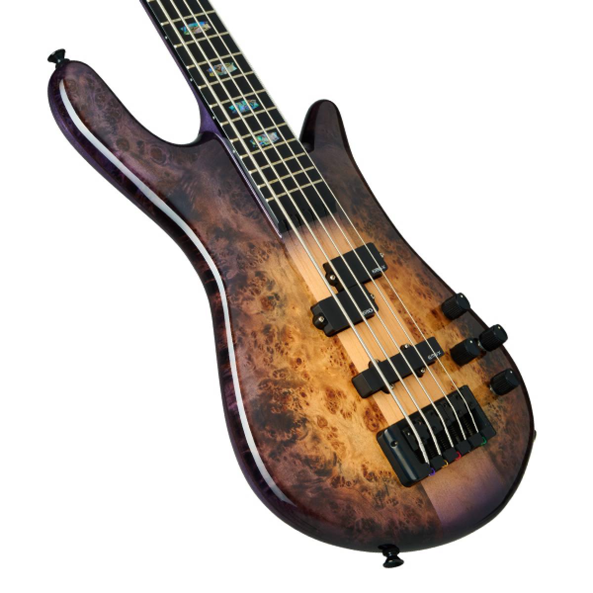Spector Euro 5 CST Bass Guitar 5-String Natural Violet Burst Gloss w/ EMGs - EURO5CSTVLT