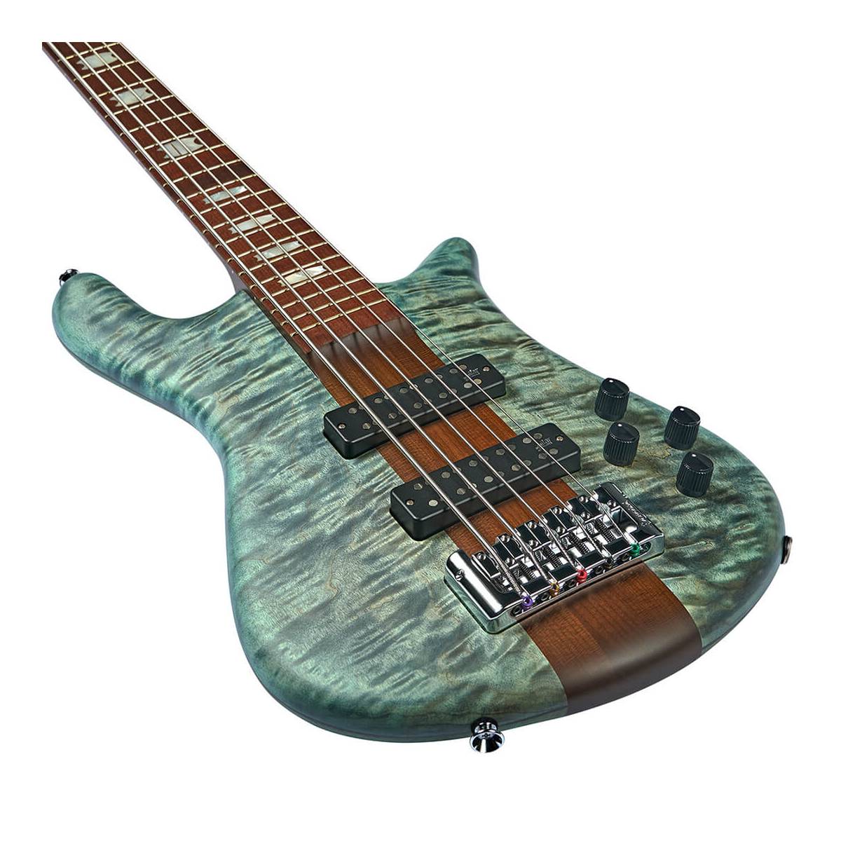 Spector Euro 5 RST Bass Guitar 5-String Turquoise Tide Matte w/ Aguilar Pickups - EURO5RSTTRQTD