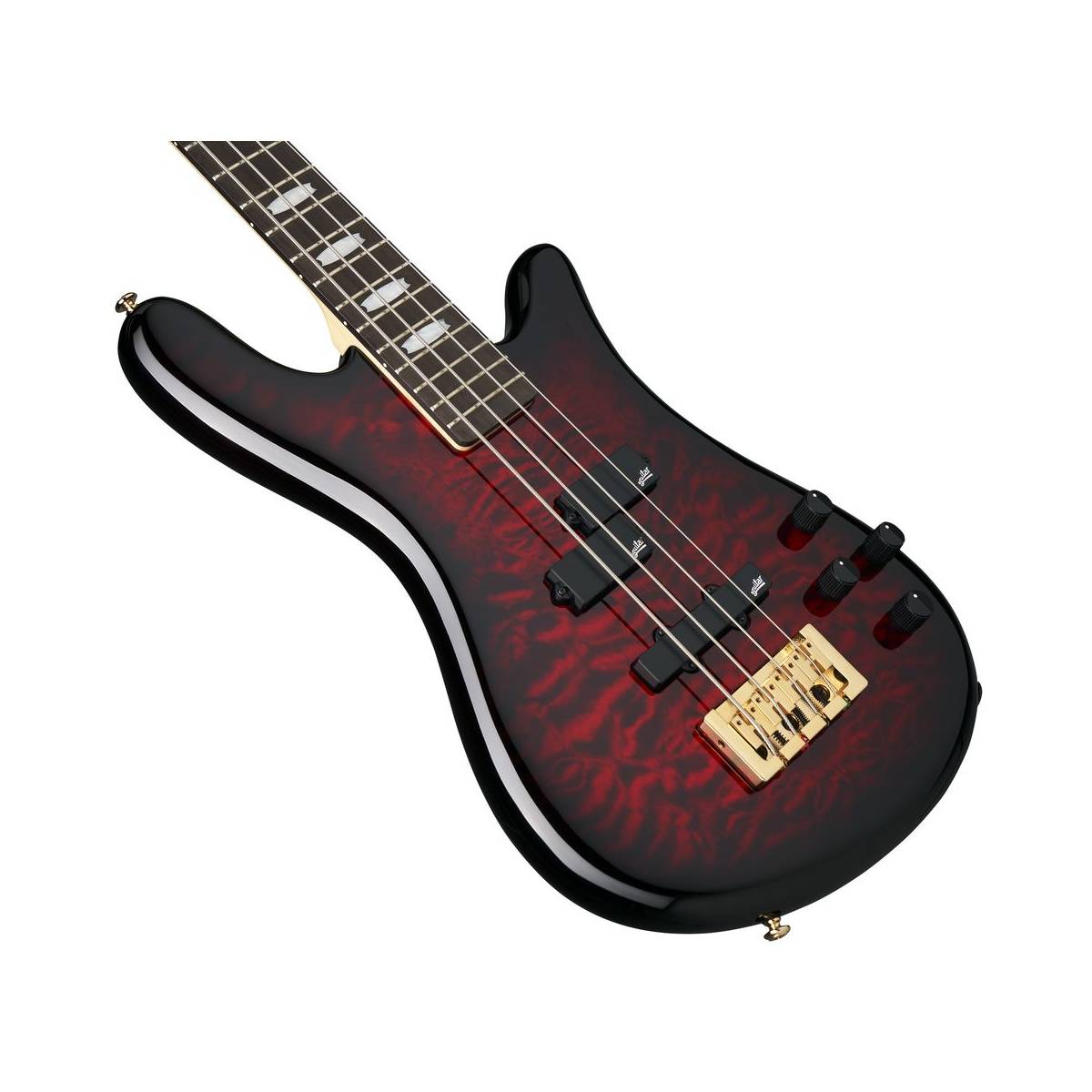 Spector ICON NS-2 Bolt-On Bass Guitar Black Cherry Gloss - ICONNS2BBC