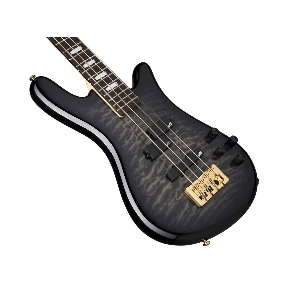 Spector ICON NS-2 Bolt-On Bass Guitar Black Stain Gloss - ICONNS2BBLKS