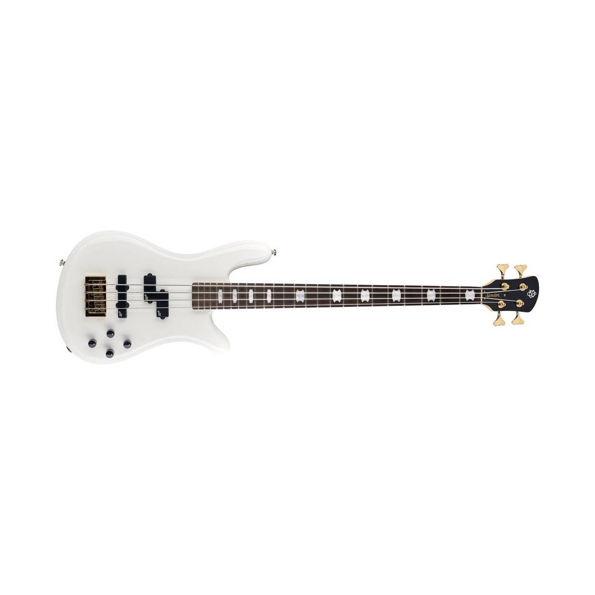 Spector ICON NS-2 Bolt-On Bass Guitar White Gloss - ICONNS2BWH