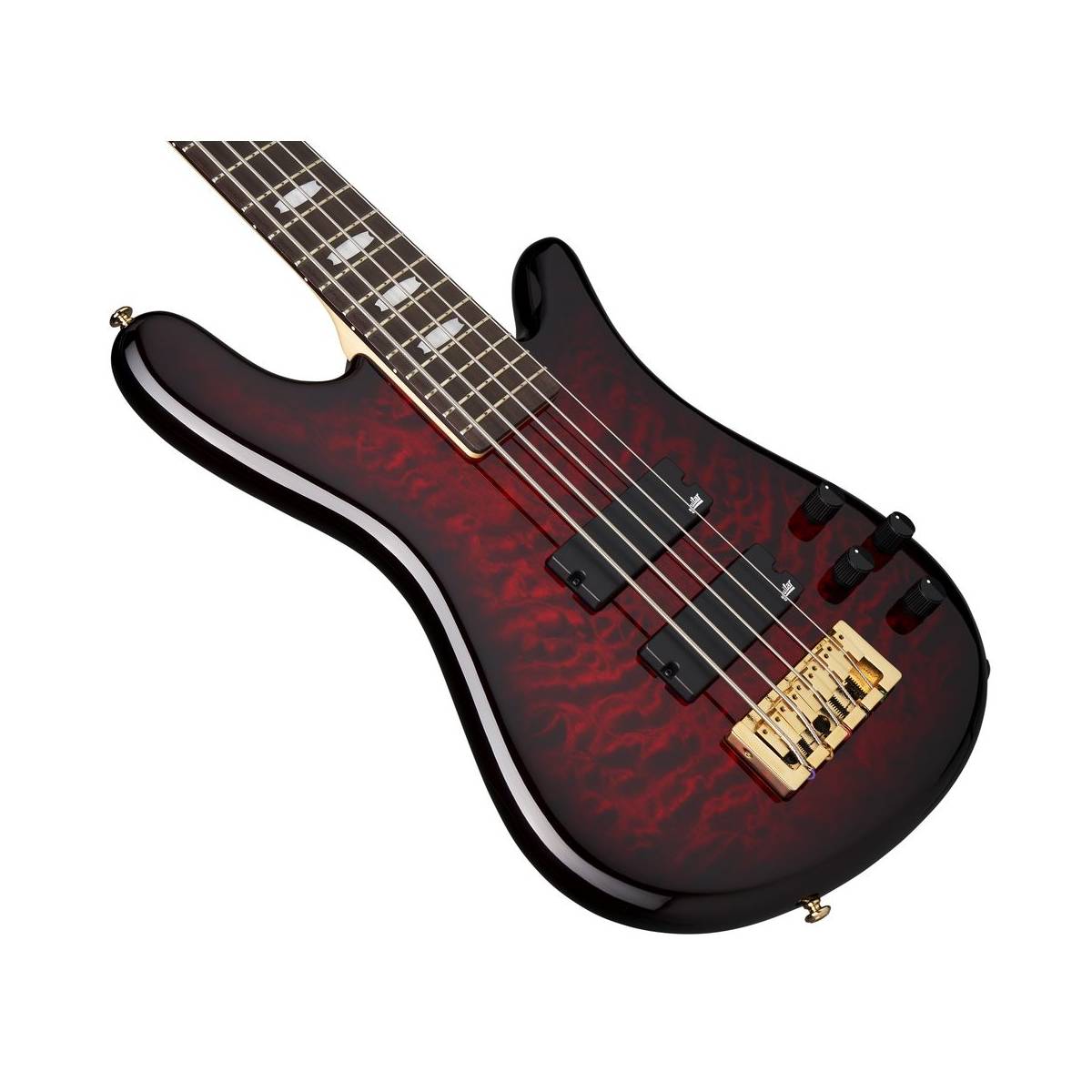 Spector ICON NS-5 Bolt-On Bass Guitar 5-String Black Cherry Gloss - ICONNS5BBC
