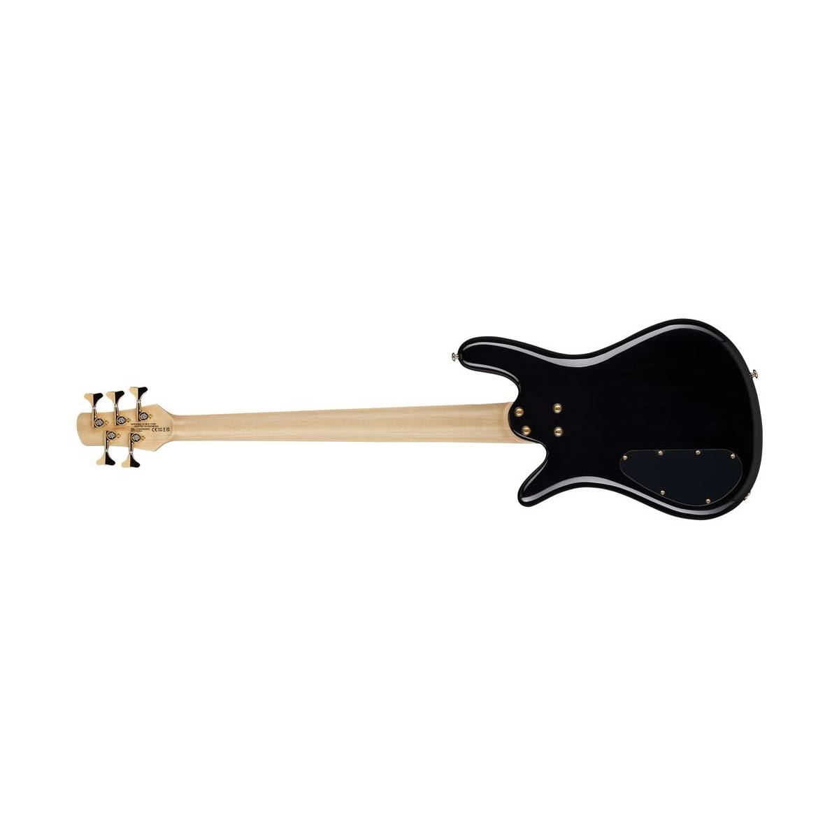 Spector ICON NS-5 Bolt-On Bass Guitar 5-String Black Stain Gloss - ICONNS5BBLKS