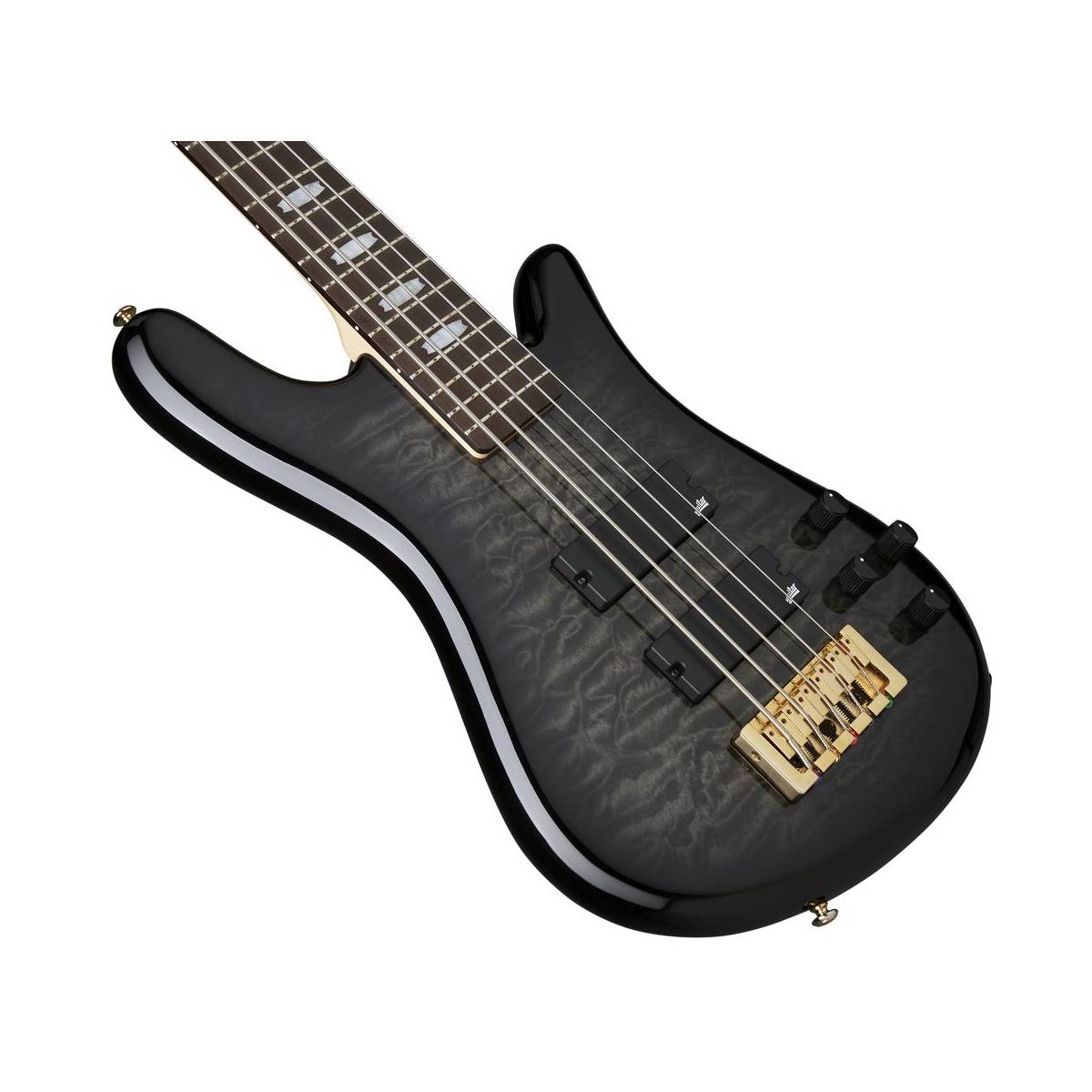 Spector ICON NS-5 Bolt-On Bass Guitar 5-String Black Stain Gloss - ICONNS5BBLKS