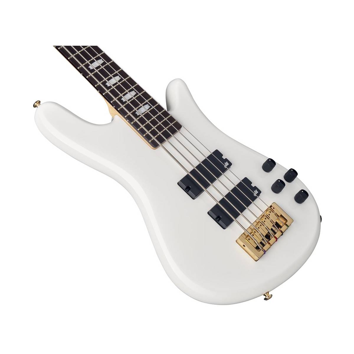Spector ICON NS-5 Bolt-On Bass Guitar 5-String White Gloss - ICONNS5BWH
