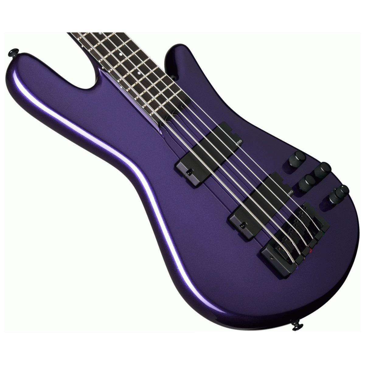 Spector NS Ethos HP 5 Bass Guitar 5-String Plum Crazy Gloss w/ EMGs & Darkglass Tone Capsule - NSETHOS5PL