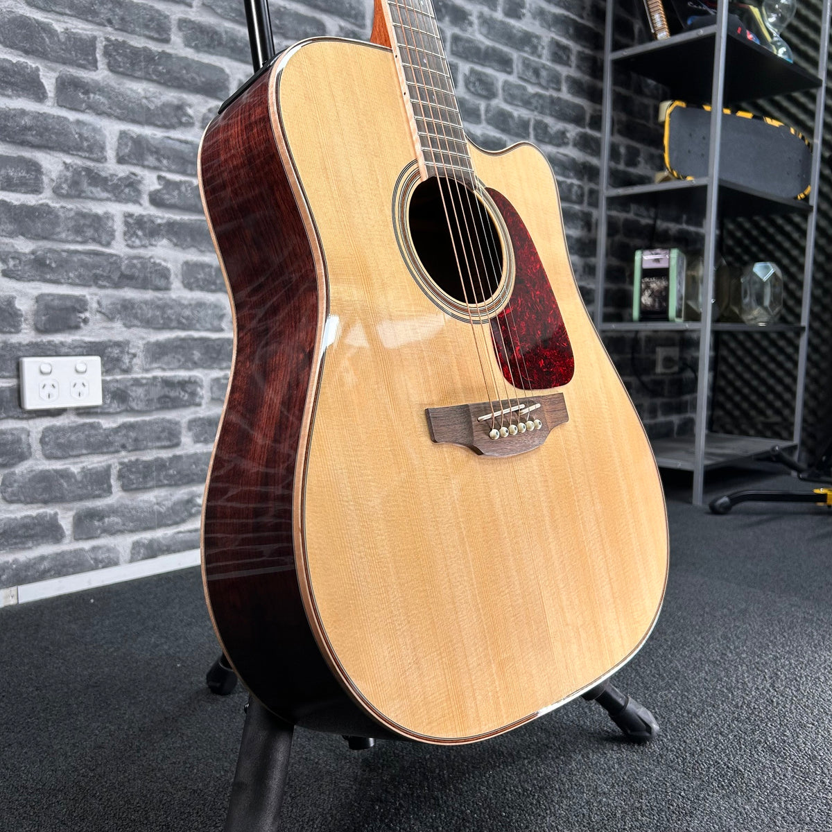 Takamine G90 Series Acoustic Guitar Dreadnought Natural w/ Pickup & Cutaway - TGD93CENAT - B-STOCK