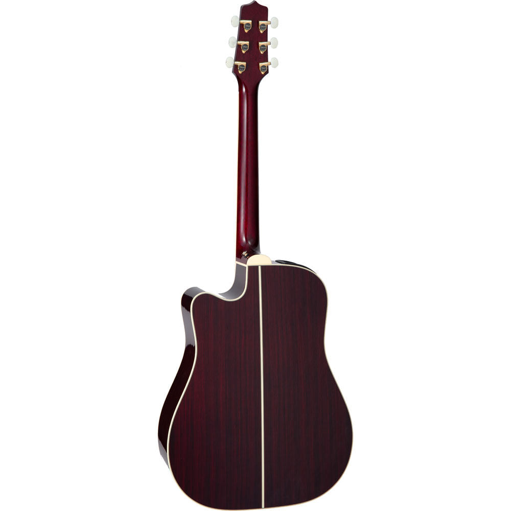 Takamine JJ325SRCL John Jorgenson Signature Acoustic Guitar Dreadnought Gloss Red w/ Pickup
