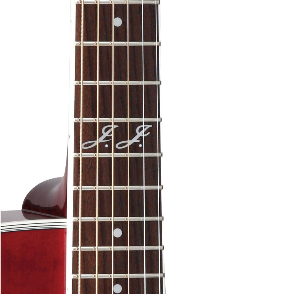 Takamine JJ325SRCL John Jorgenson Signature Acoustic Guitar Dreadnought Gloss Red w/ Pickup
