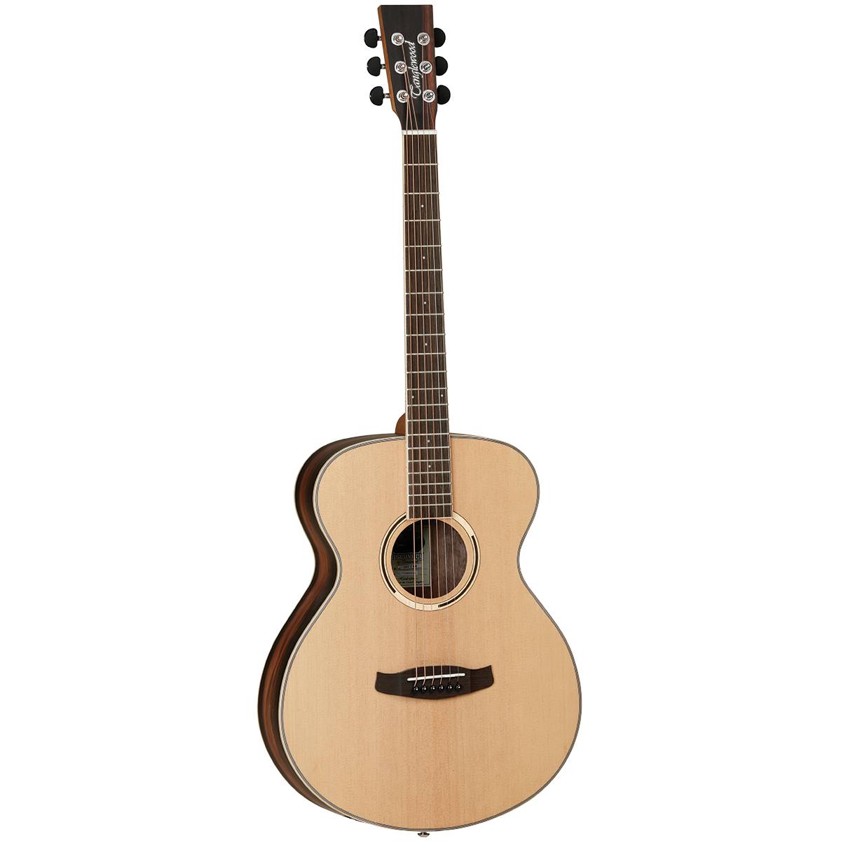 Tanglewood TDBTFEB Discovery Exotic Acoustic Guitar Folk Ebony Natural