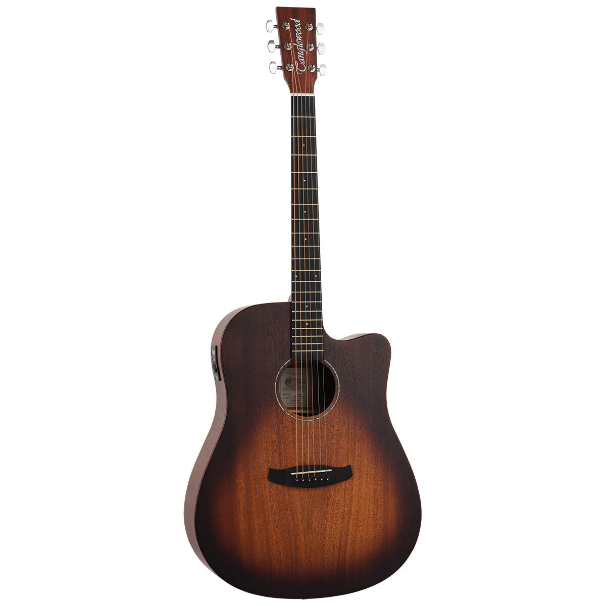 Tanglewood TC5-CE Crossroads Acoustic Guitar Dreadnought Whiskey Burst Satin w/ Cutaway &amp; Pickup