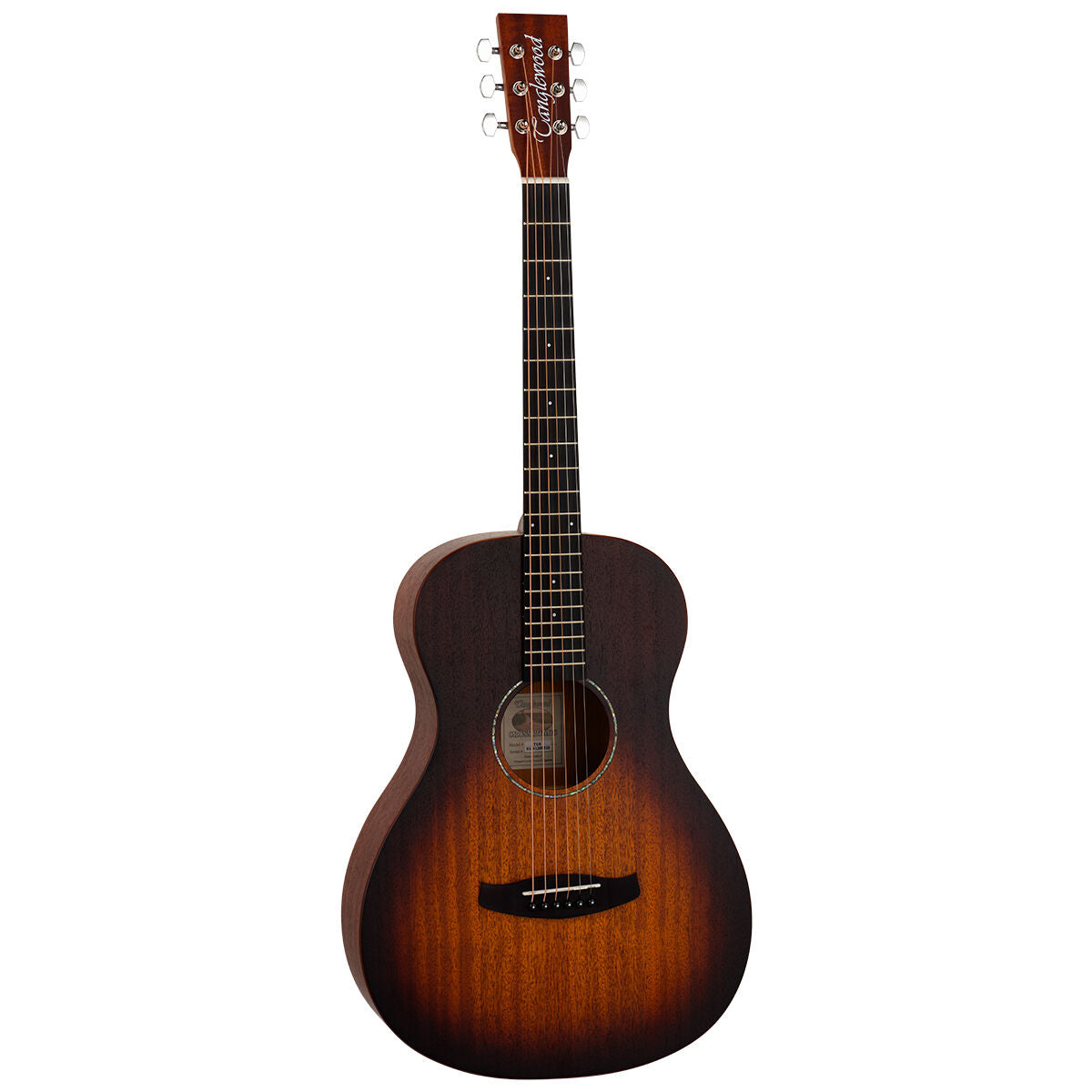 Tanglewood TC8 Crossroads Acoustic Guitar Parlour Whiskey Burst Satin