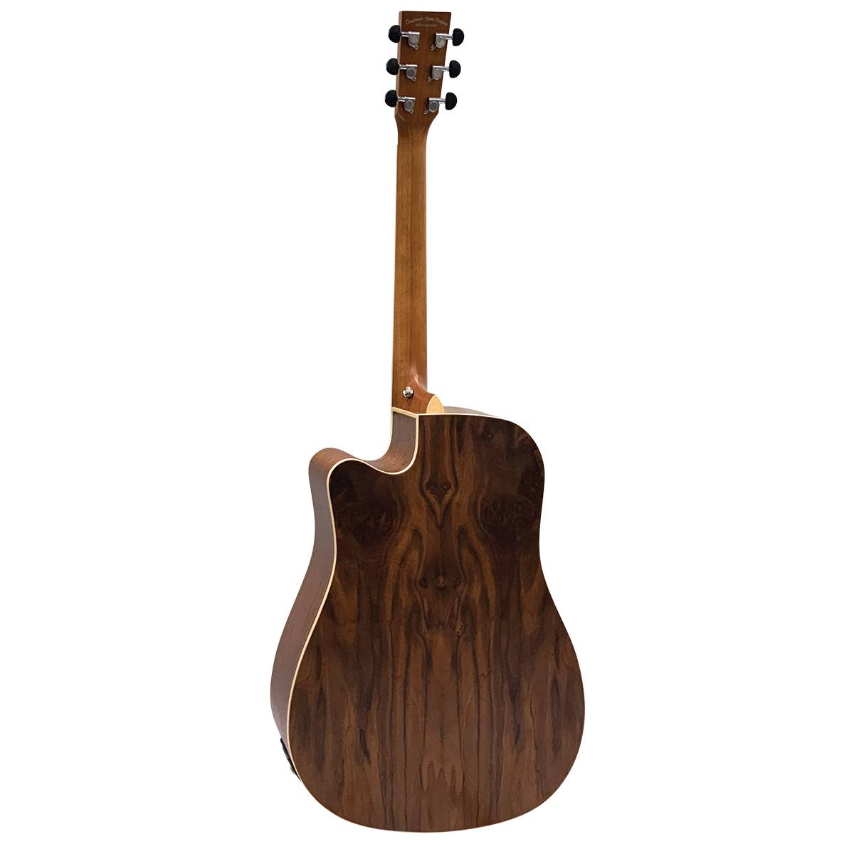 Tanglewood TDBTDCEHR Discovery Exotic Acoustic Guitar Dreadnought Hawaiian Rainwood w/ Cutaway & Pickup