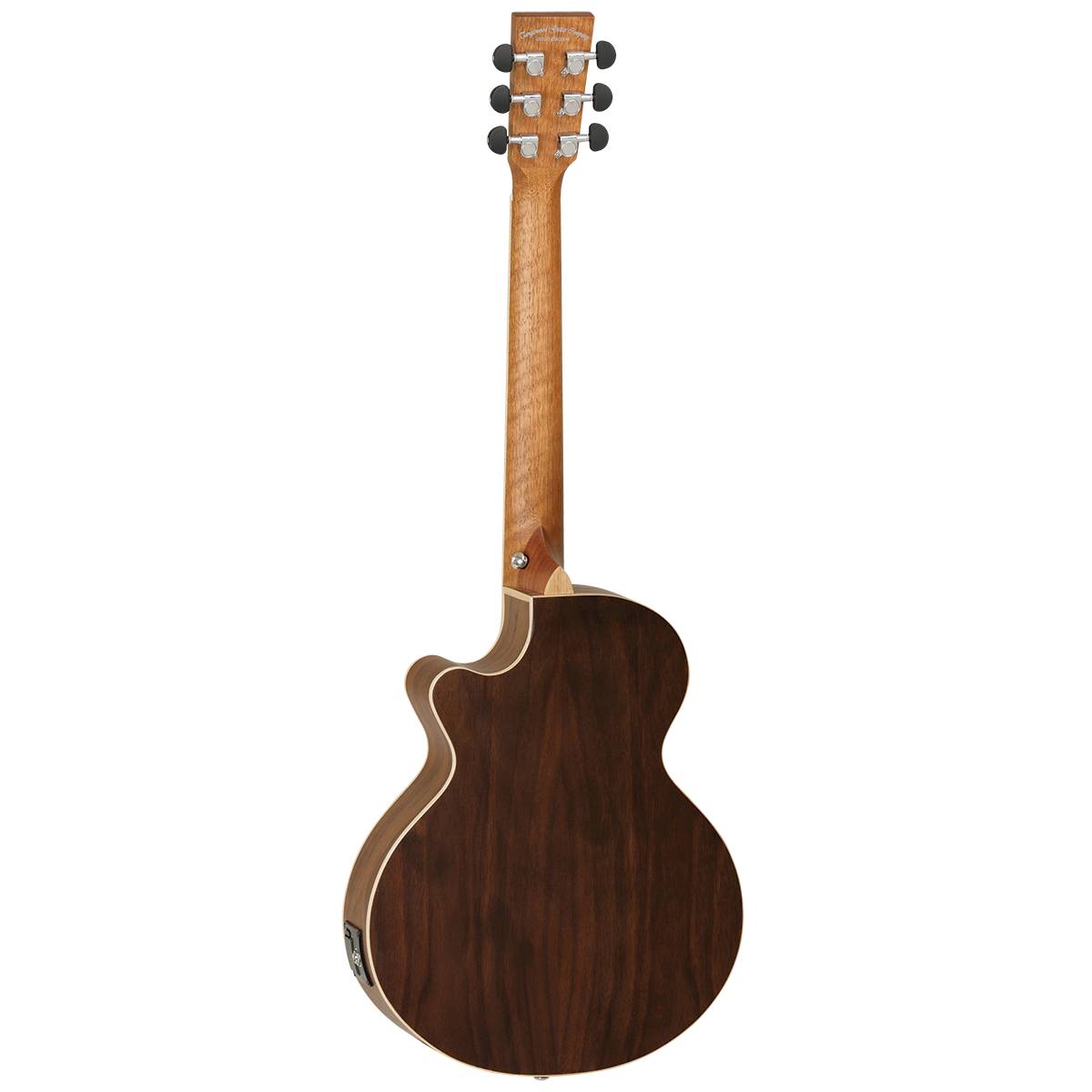Tanglewood TDBTTCEBW Discovery Exotic Acoustic Guitar Traveller Black Walnut w/ Cutaway & Pickup