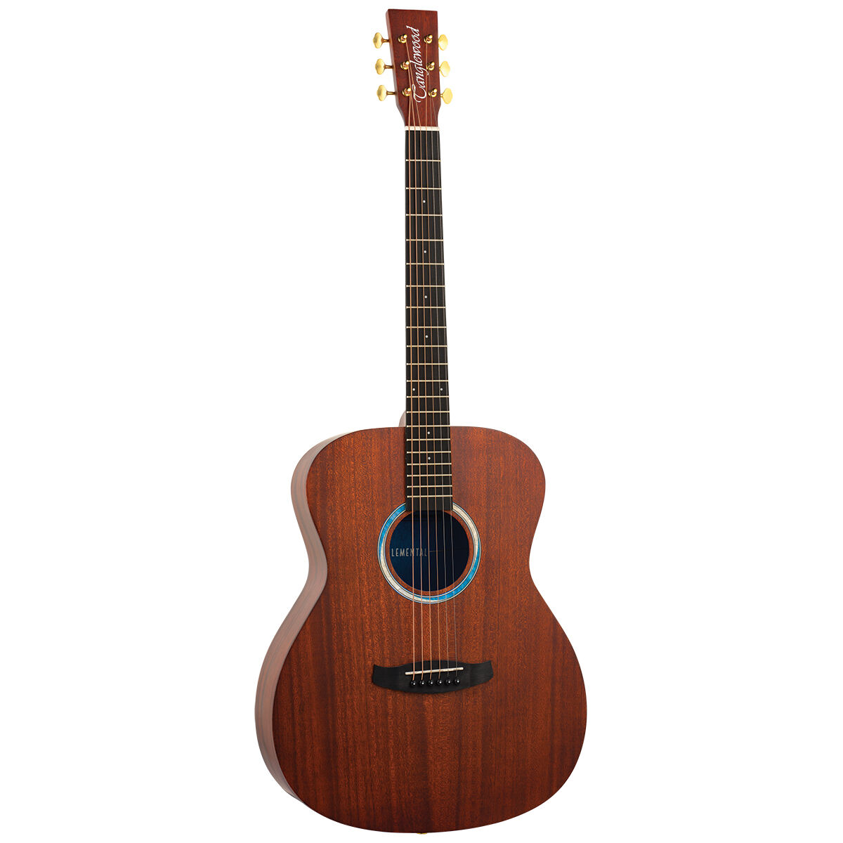 Tanglewood TE3-BL Elemental Acoustic Guitar Orchestra Solid Mahogany Top