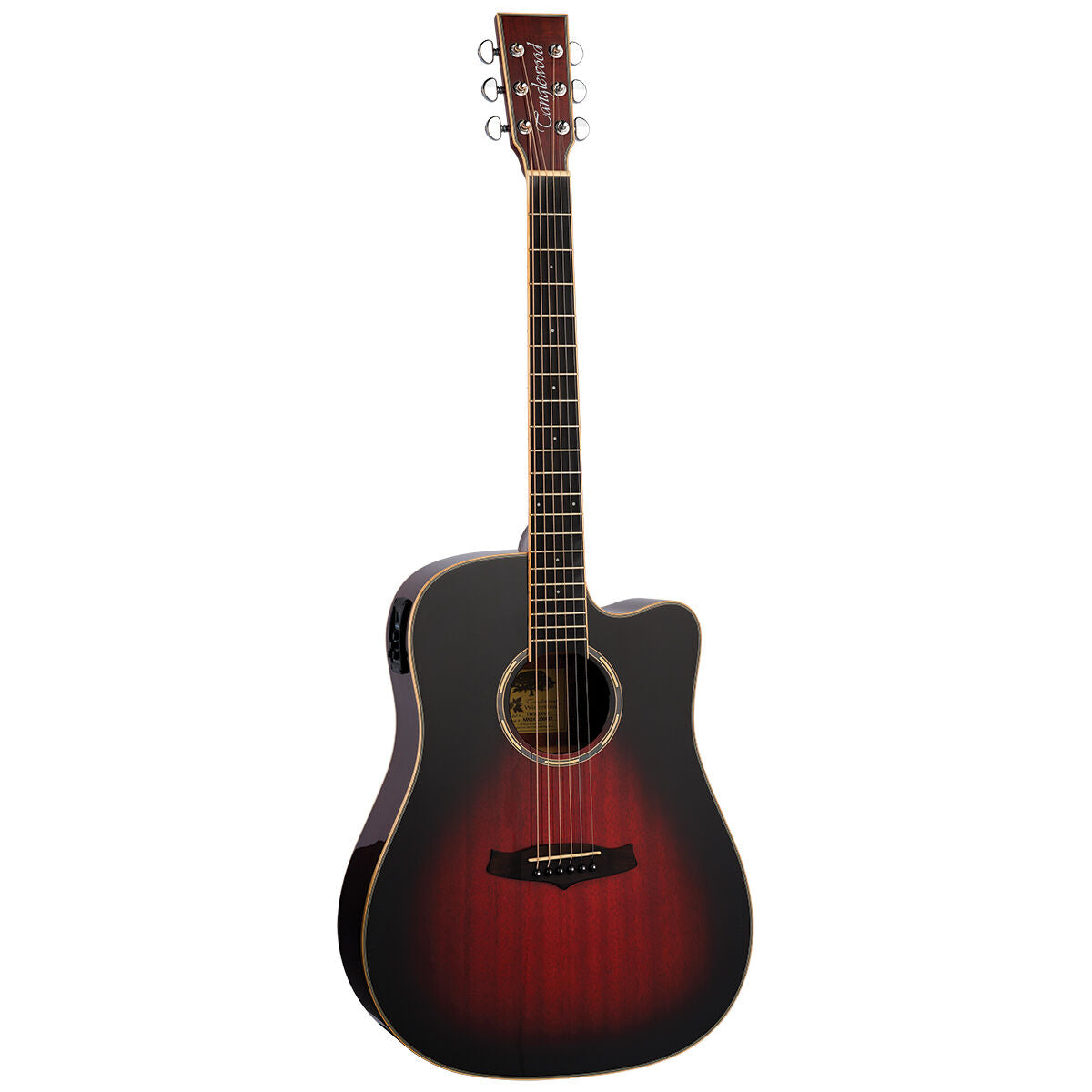 Tanglewood TW5CEAVB Winterleaf Acoustic Guitar Dreadnought Antique Vintage Burst w/ Cutaway & Pickup