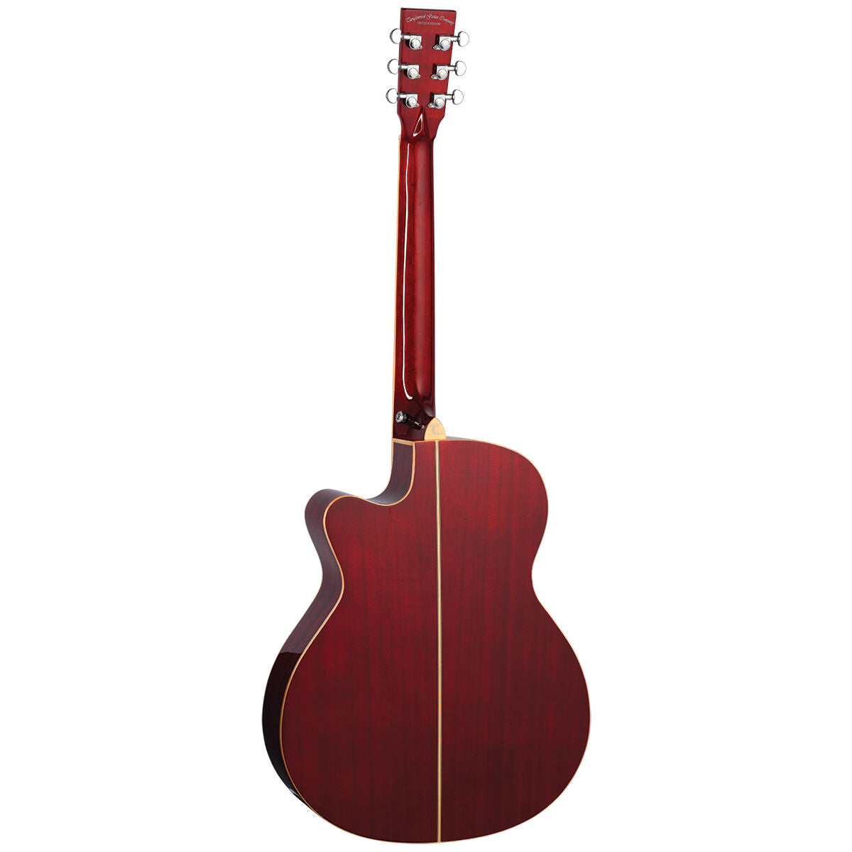 Tanglewood TWPRO4CEBLB Winterleaf Blonde Acoustic Guitar Superfolk Barossa Red Gloss w/ Cutaway & Pickup