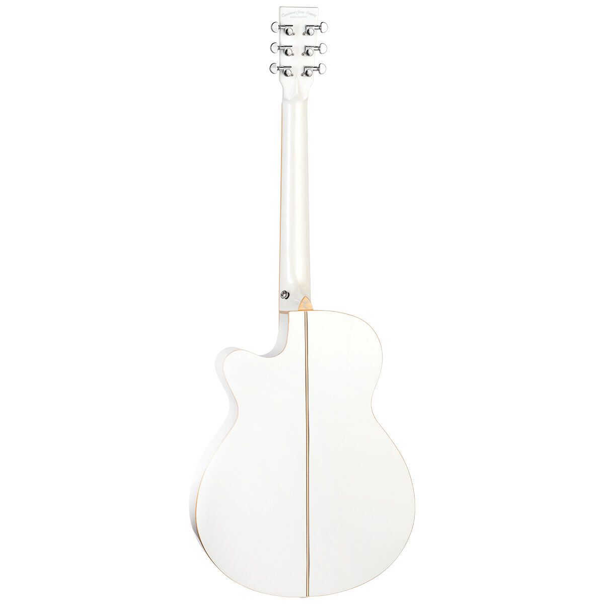 Tanglewood TWPRO4CEBLW Winterleaf Blonde Acoustic Guitar Superfolk Whitsunday White Gloss w/ Cutaway & Pickup