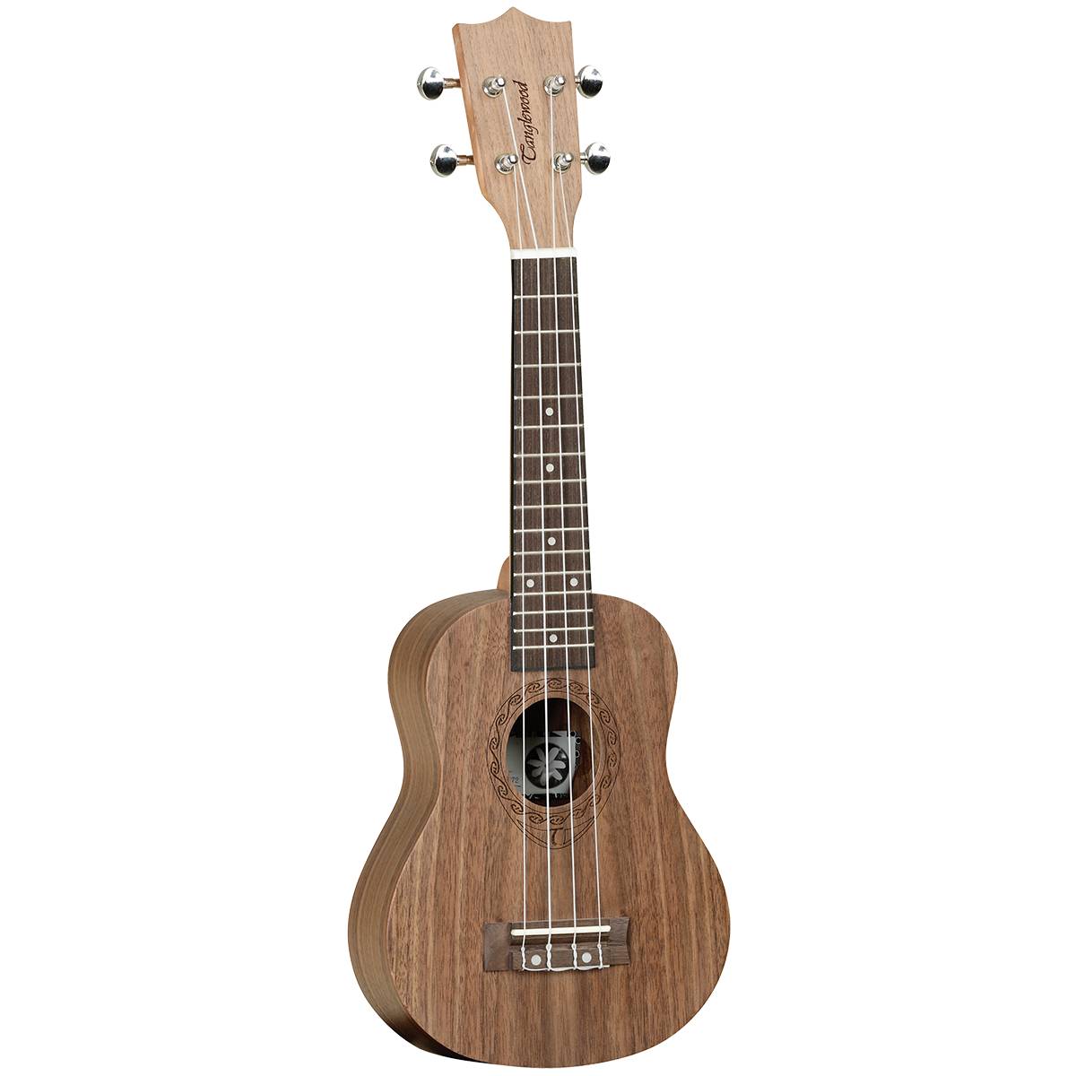 Tanglewood TWT2 Tiare Soprano Ukulele All Black Walnut Natural Satin Uke