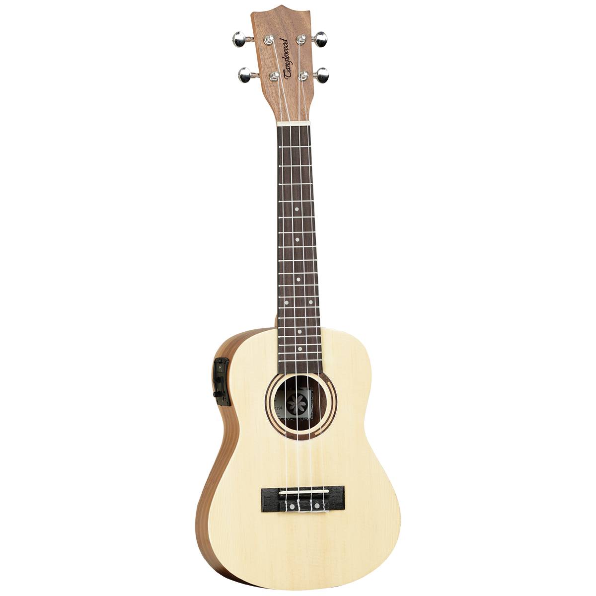 Tanglewood TWT9EB Tiare Concert Ukulele Spruce/KOA Uke w/ Pickup & Bag