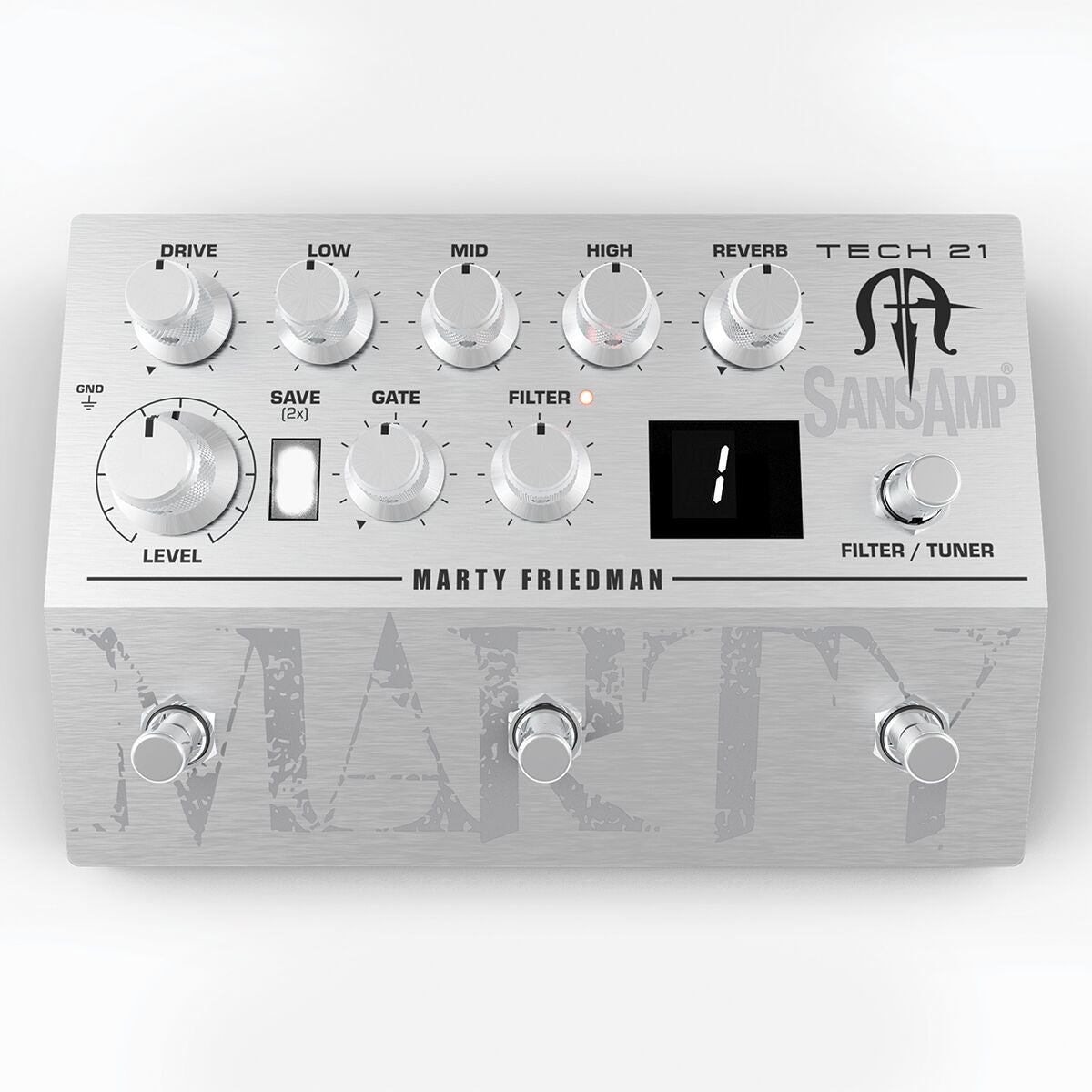 Tech 21 Marty Friedman Signature SansAmp Effects Pedal