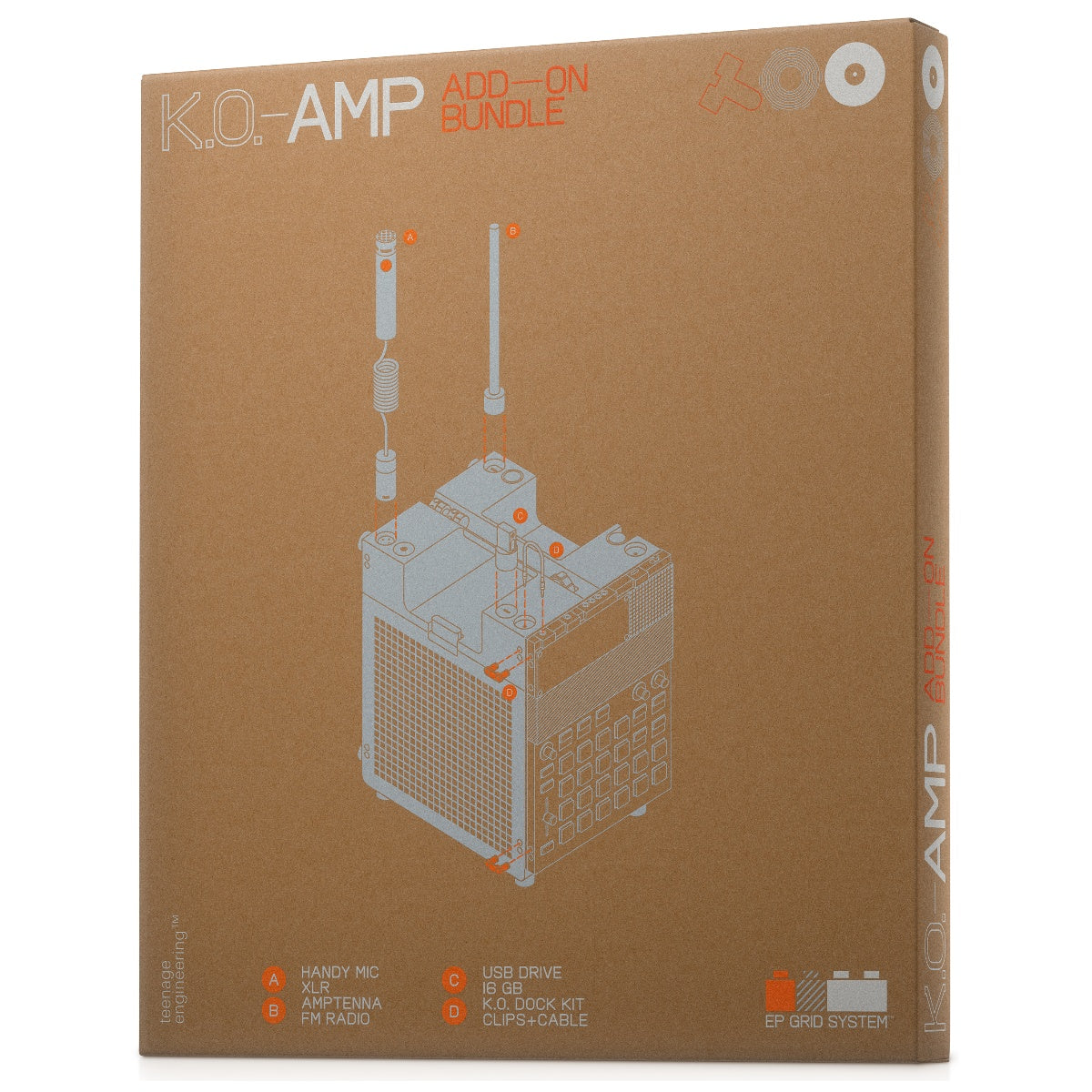 Teenage Engineering K.O.-AMP Add-On Bundle