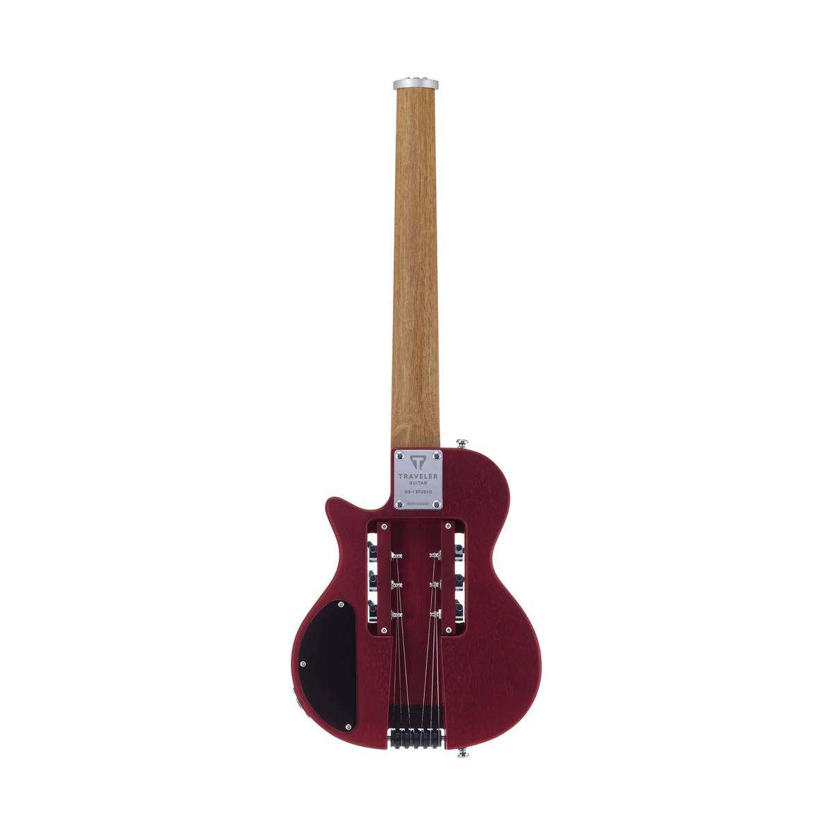 Traveler Guitar EG-1 Studio Electric Guitar Red Satin w/ Gig Bag