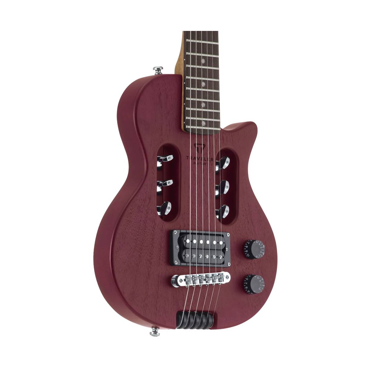 Traveler Guitar EG-1 Studio Electric Guitar Red Satin w/ Gig Bag