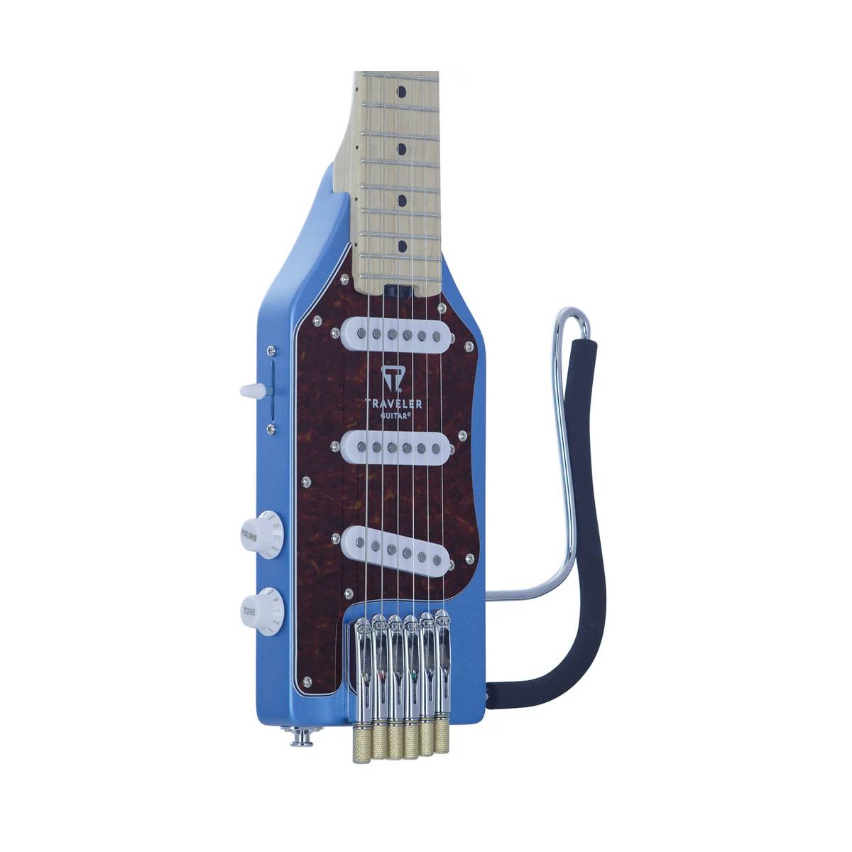 Traveler Guitar Ultra-Light Deluxe Electric Guitar Satin Metallic Blue w/ Gigbag