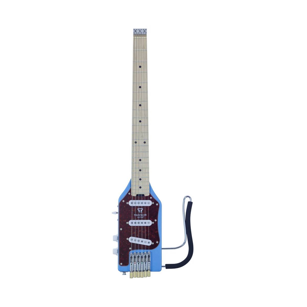 Traveler Guitar Ultra-Light Deluxe Electric Guitar Satin Metallic Blue w/ Gigbag