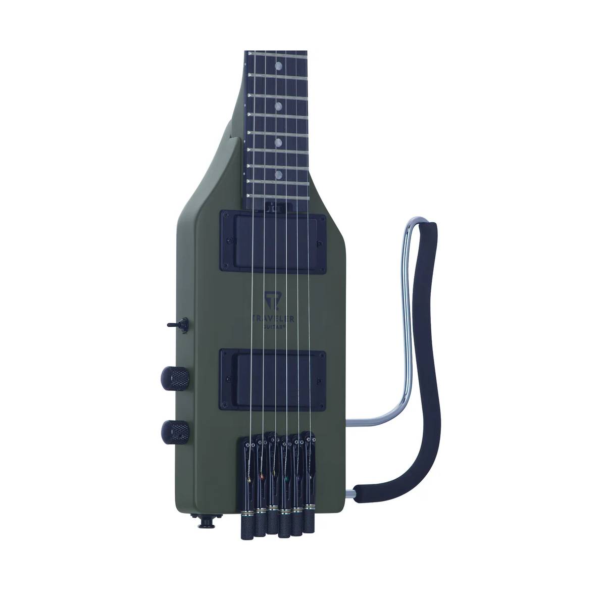 Traveler Guitar Ultra-Light Deluxe Electric Guitar Satin Olive Green w/ Gigbag