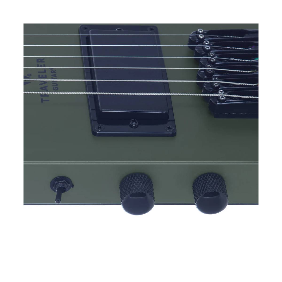Traveler Guitar Ultra-Light Deluxe Electric Guitar Satin Olive Green w/ Gigbag