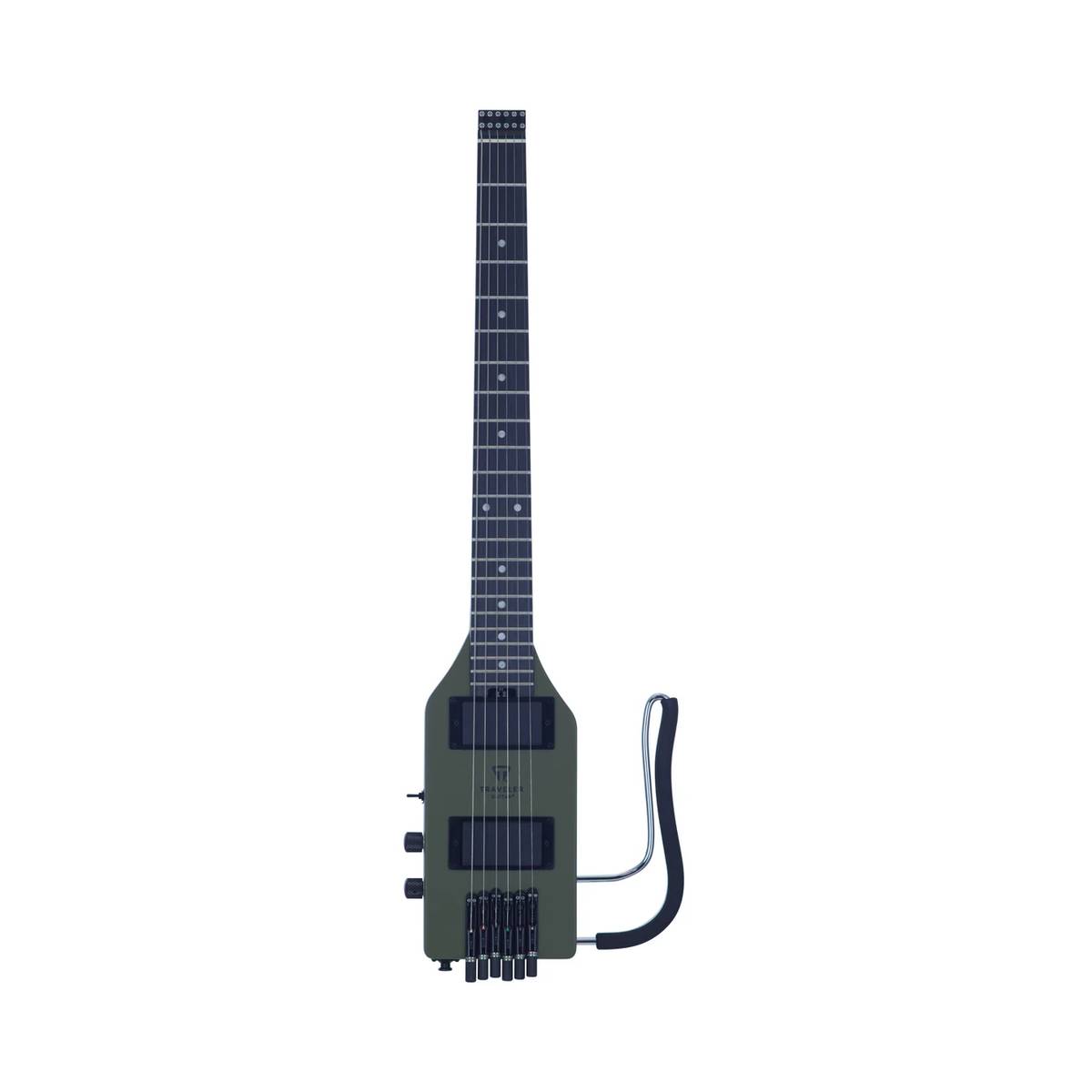 Traveler Guitar Ultra-Light Deluxe Electric Guitar Satin Olive Green w/ Gigbag