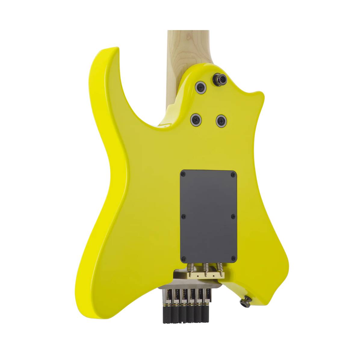 Traveler Guitar Vaibrant 88 Deluxe Headless Electric Guitar Electric Yellow w/ Gigbag