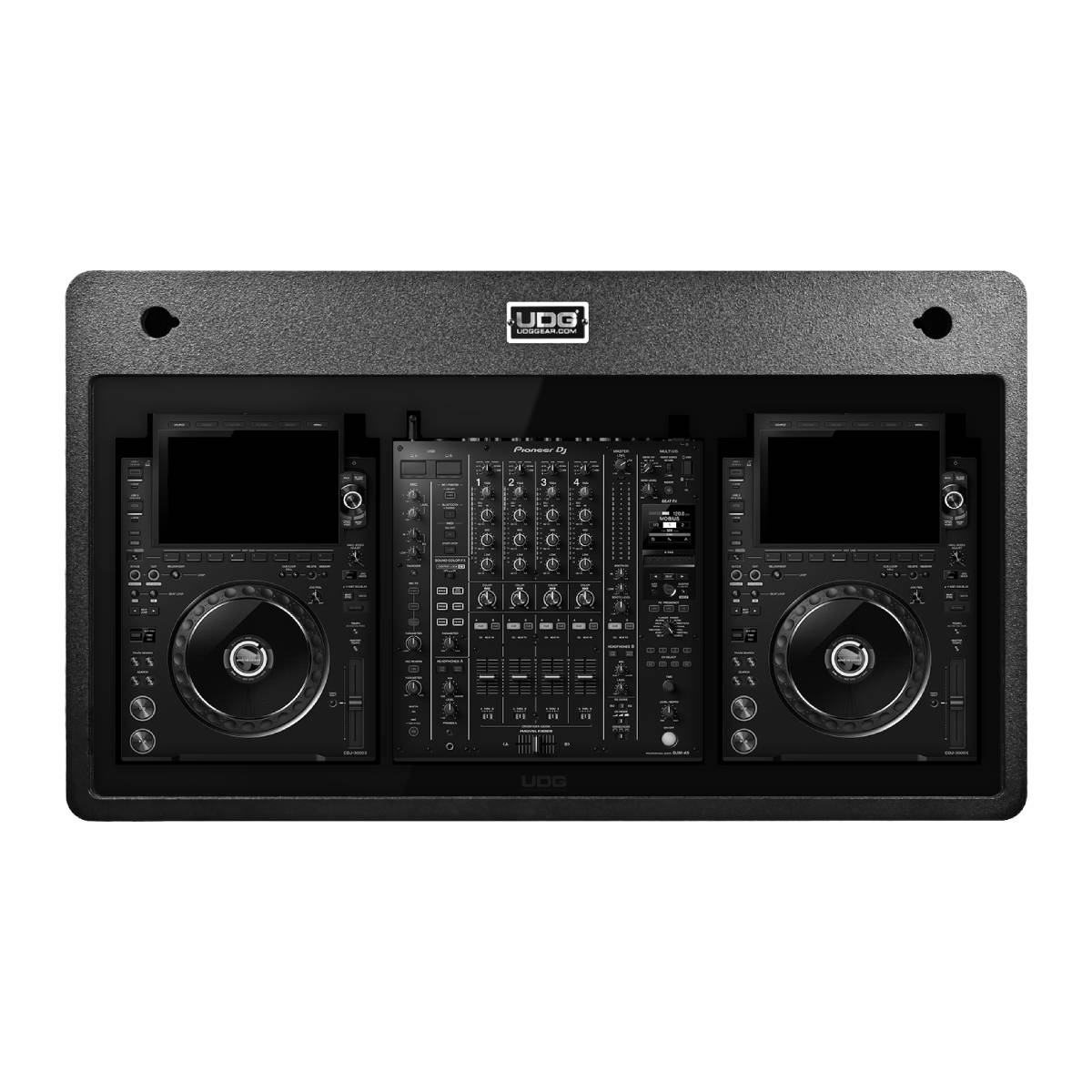 UDG U91906BL Ultimate Faceplate for Set AT CDJ-3000X/Pioneer DJ DJM-A9 - Black