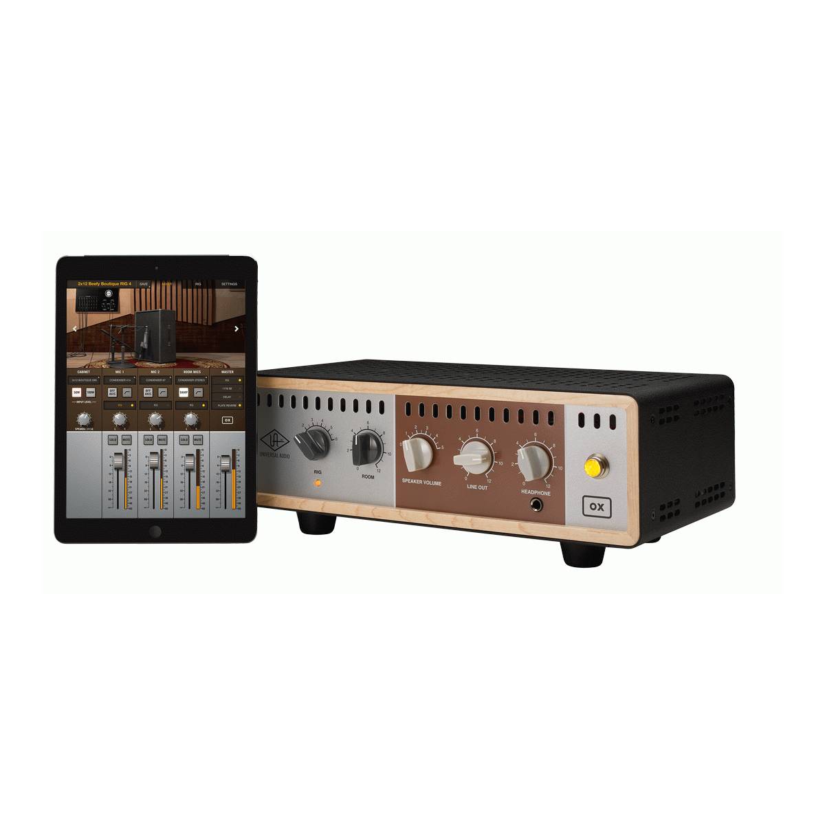 Universal Audio UAFX OX Amp Top Box - Load Box w/ Dynamic Mic, Room & Speaker Emulation