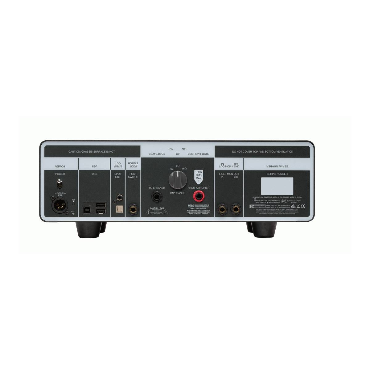 Universal Audio UAFX OX Amp Top Box - Load Box w/ Dynamic Mic, Room & Speaker Emulation