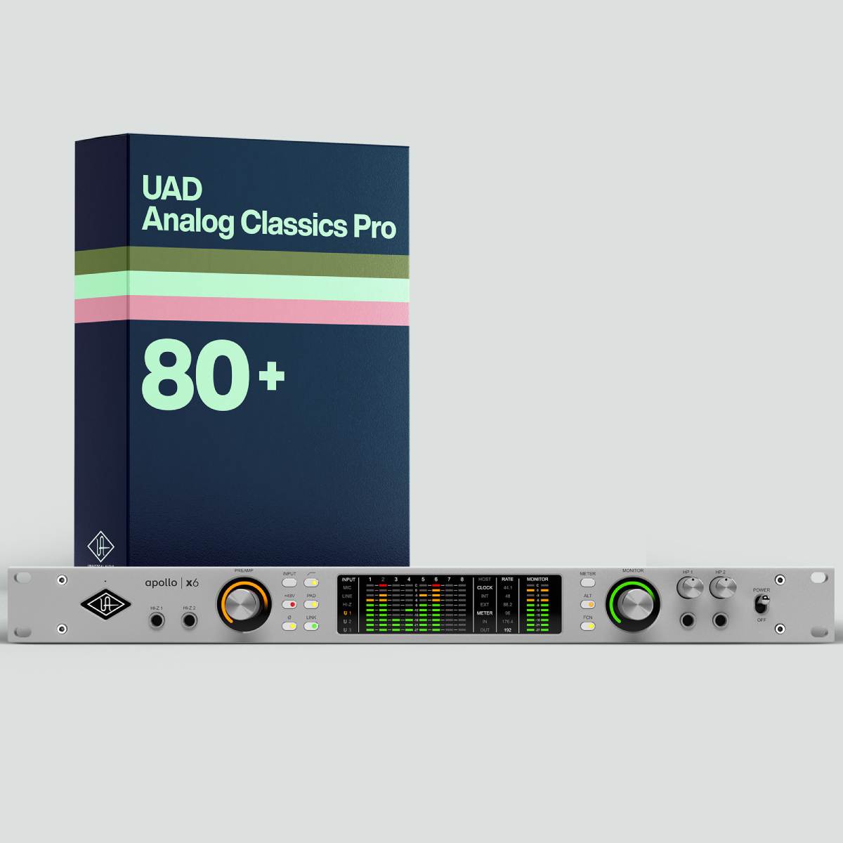 Universal Audio UA Apollo x6 Gen 2 Studio Audio Interface w/ Thunderbolt 3 (MAC/WIN)